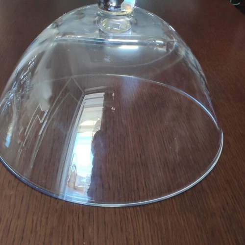 Cristal d'Arques set 2 used crystal bowls JG Durand Organdi