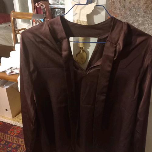 Paranoia satin blouse like new, size S, damask color
