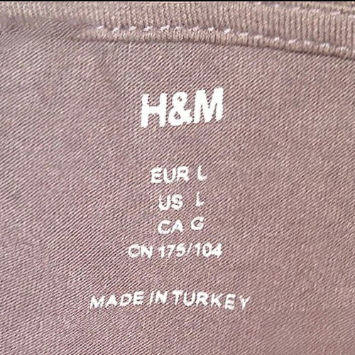 Elastic H&M dress used, plus size, ash rose color
