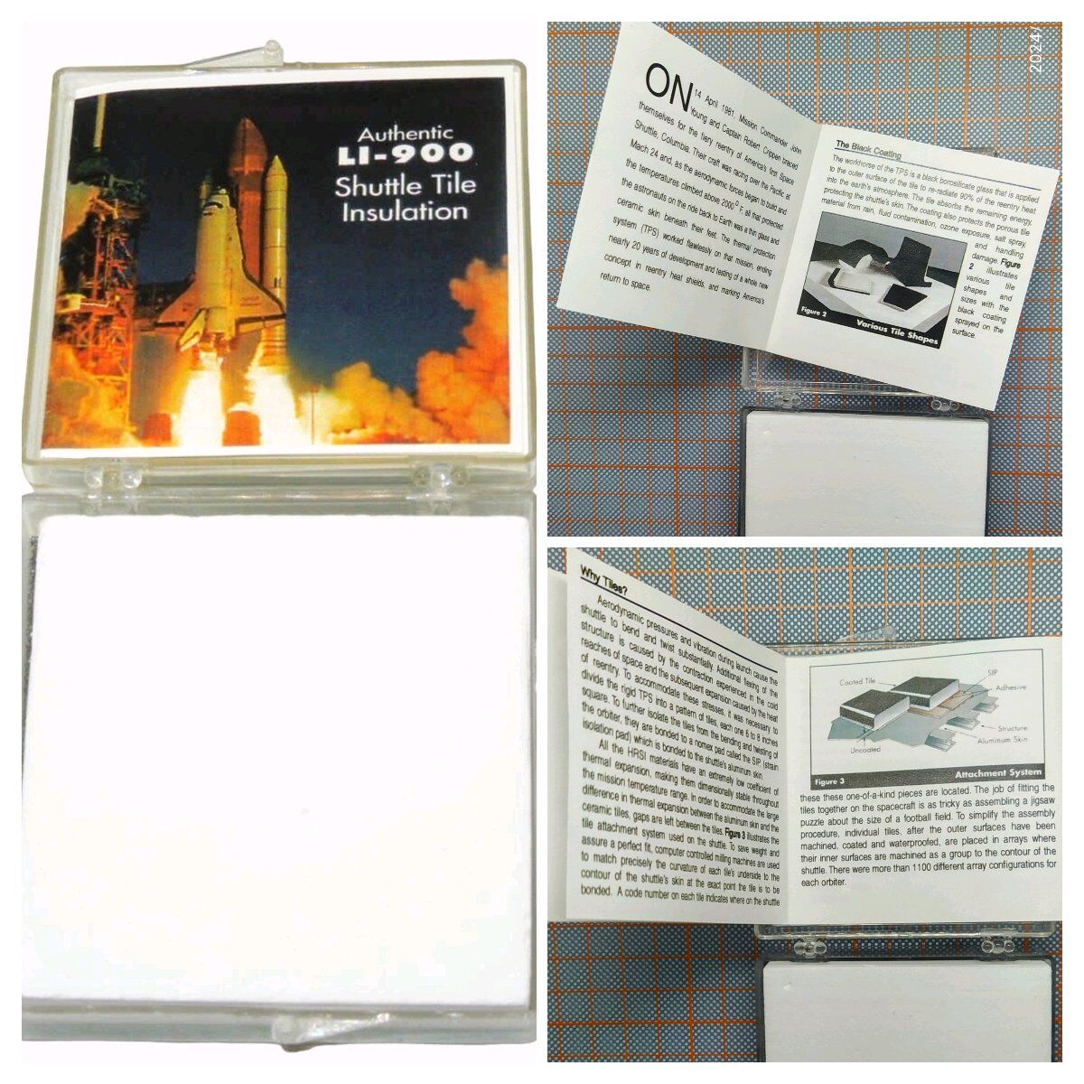 Li-900 insulation tile of NASA space… - € 30,60 - Vendora.cy