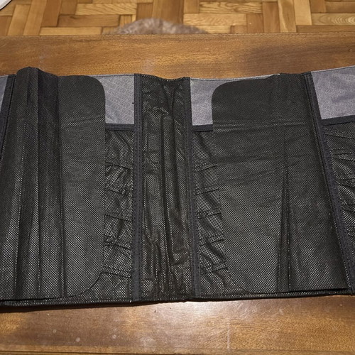 Black leather CD case with 24 sleeves