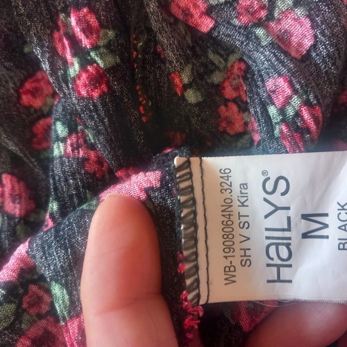 Two short summer skirts like new, floral design, size M