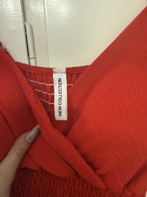 Red summer dress, one size