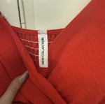 Red summer dress, one size