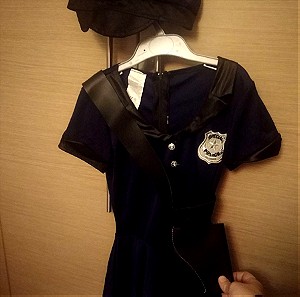Αποκριάτικη στολή - κοπέλα αστυνομικός