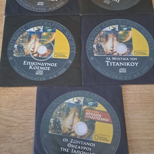 National Geographic DVD like new, pack of 11 historical and documentary