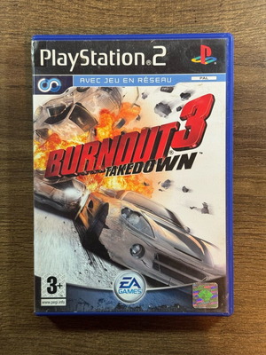 Burnout 3 Takedown PS2 μεταχειρισμένο, γαλλική έκδοση