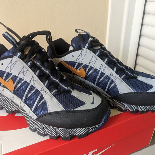 Nike Air Humara Midnight Navy 42.5 new gray blue athletic shoes
