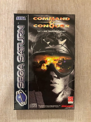Command and Conquer SEGA Saturn PAL μεταχειρισμένο, πλήρες