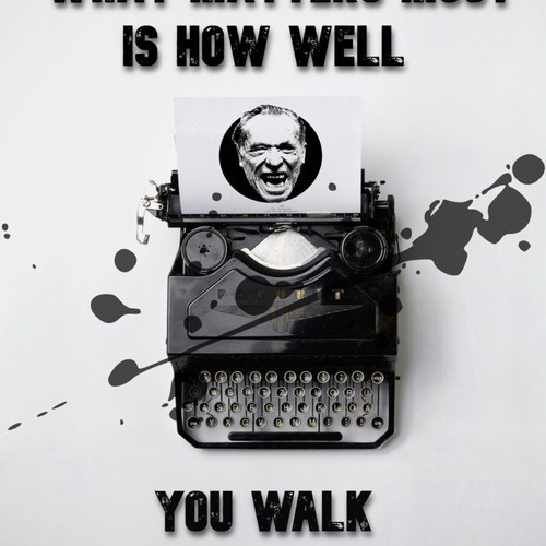 Bukowski poster 60x45 cm new, printed on special paper