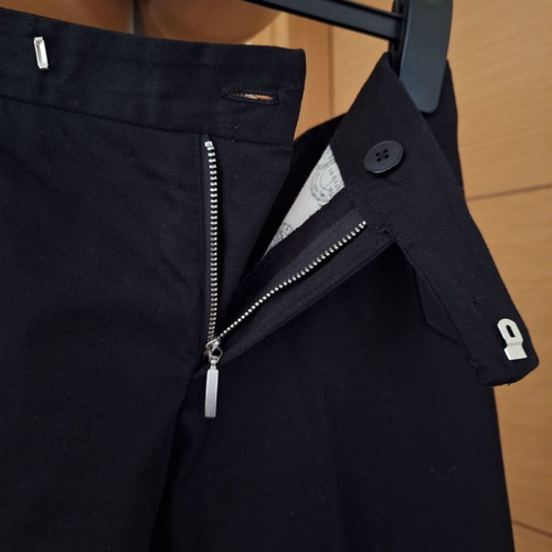 LAK Vintage 2002 Large Black High-Waisted Cotton Pants Straight Leg