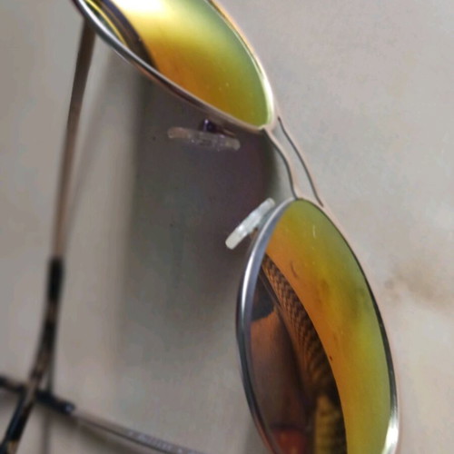 Bullitt mirror sunglasses like new, yellow and gold