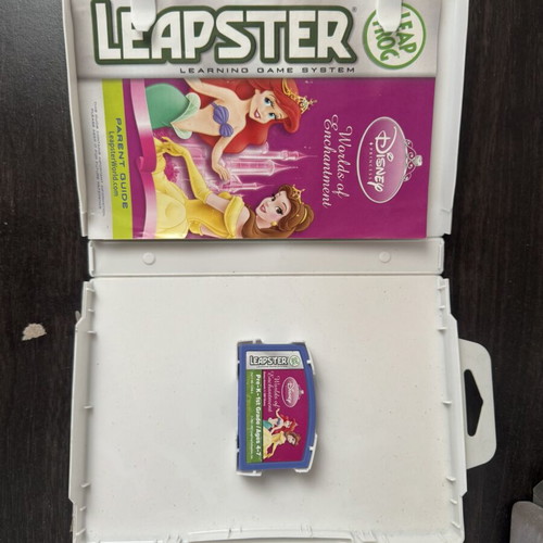 Leapster Disney Princess Worlds of Enchantment educational game used