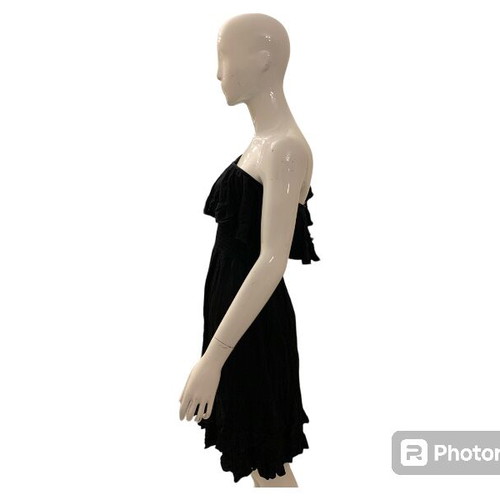 Juicy Couture black one shoulder dress like new, size L