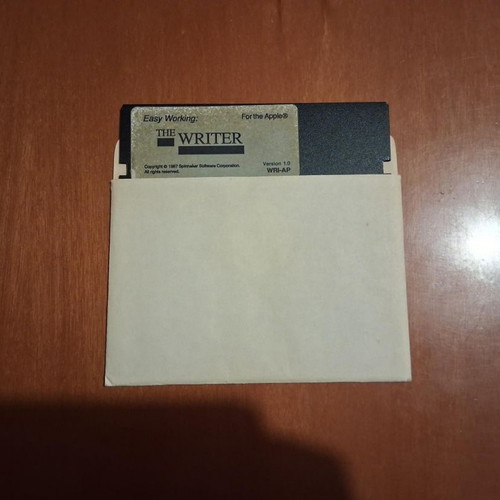 5.25 Inch Floppy Disk The Writer for Apple 1987 used