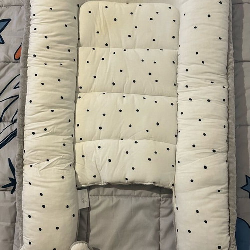 Baby nest like new double-sided cotton and velour