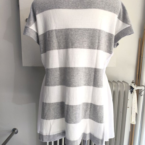 Twenty8 Twenty2 XL Summer T-shirt like new, white and grey