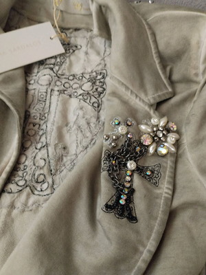 Handmade women's jacket new gray size L