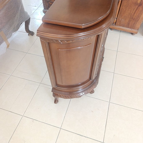 Classic TV Furniture Console used, solid wood, rotating surface