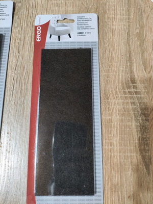 Ergohome Felt Pad Adhesive for Smooth Surfaces 215x80mm new, pack of 6