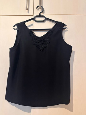 Vintage women's blouse black, like new, size L