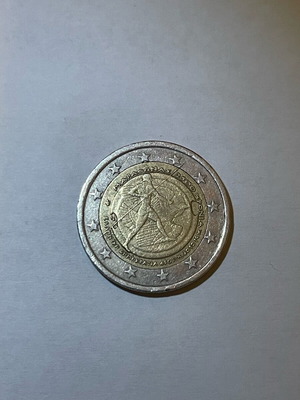 2€ Euro Greece 2010 2500 Years from the Battle of Marathon like new