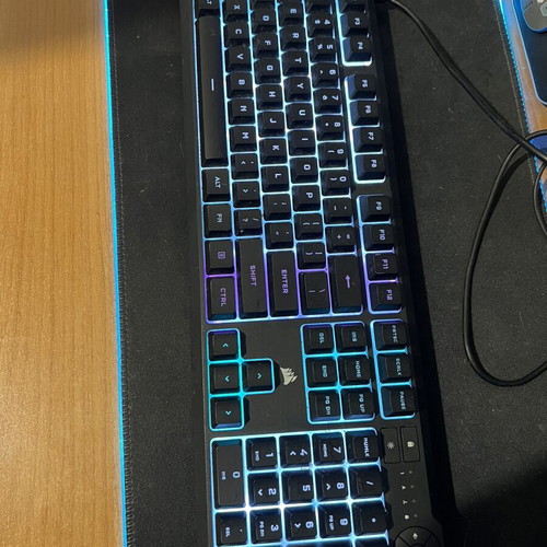 Corsair gaming peripherals pack used, Katar Pro Wireless mouse & K55 CORE RGB keyboard