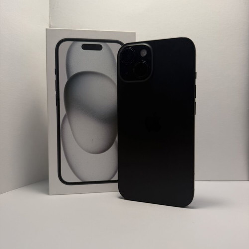 Apple iPhone 15 128GB Black with 100% Battery Health