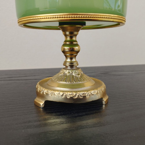 Green opaline fontaine rare, like new