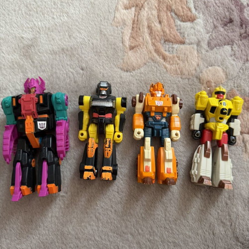 Transformers vintage toys, set of 5 figures