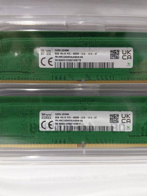 SK hynix DDR5 16GB Kit (2×8GB) 4800MHz Desktop new