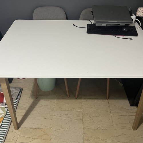 JYSK GAMMELGAB 140 dining table, white wood