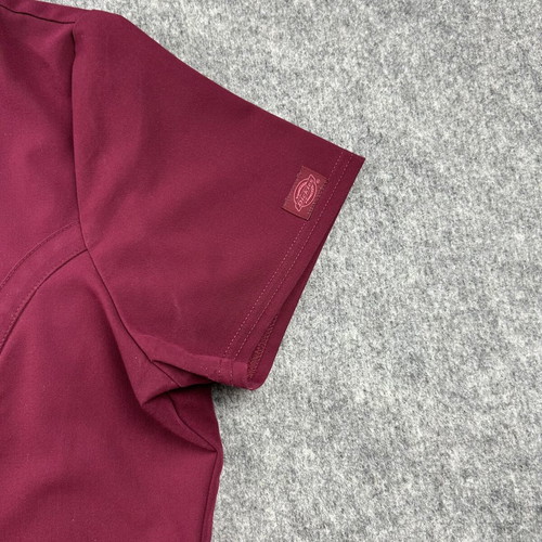 Dickies medical nurse blouse women's small burgundy used
