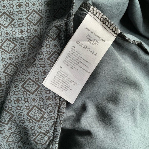 Saint Tropez blouse gray size M like new