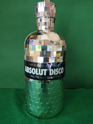 Absolut Disco Limited Edition Gift Pack 700ml empty, like new
