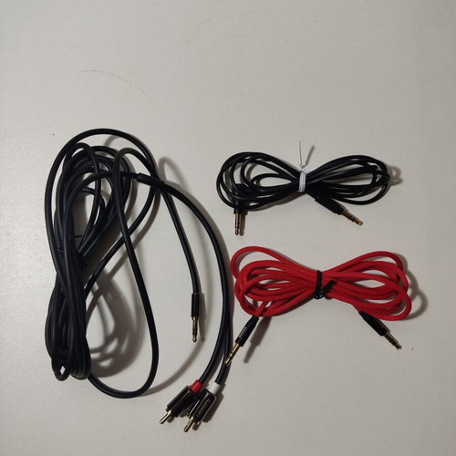 Audio cables Jack 3.5mm and RCA new set of 3