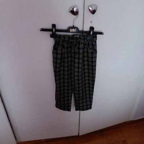 Zara children's pants new 110 cm black and white for 5 years old