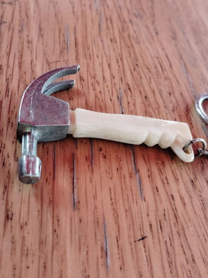 Vintage hammer keychain from the 90s new