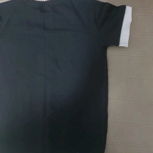 New College short-sleeve t-shirt new, black and white, size 176 cm