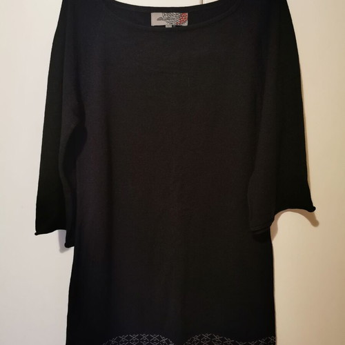 Attrattivo Black Knitted Mini Dress Size M Like New