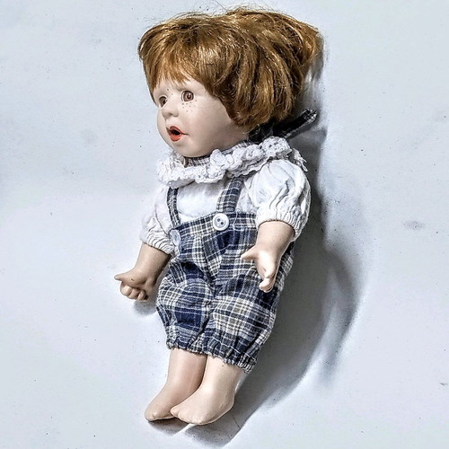 Porcelain doll boy vintage used