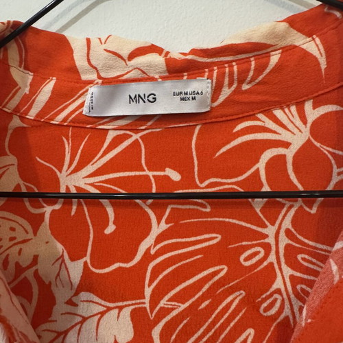 Mango two-piece set like new, small pants and medium shirt, orange