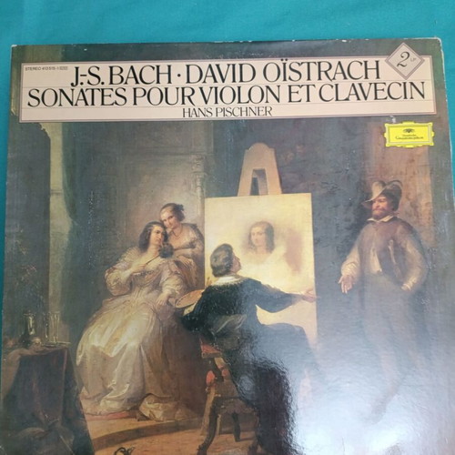 J-S Bach David Oïstrach Sonates pour violon et clavecin LP like new