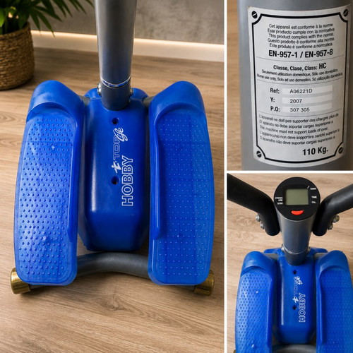 Mini Stepper Hobby Life with handles used, home fitness equipment