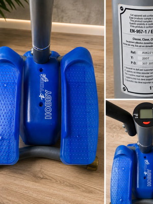 Mini Stepper Hobby Life with handles used, home fitness equipment