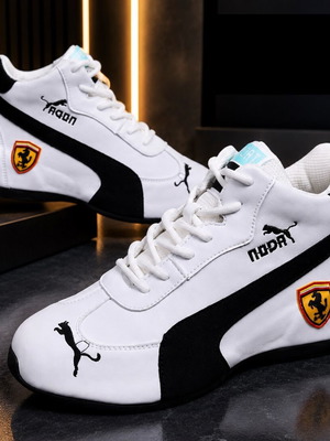 Puma men's sneakers new, black casual shoes