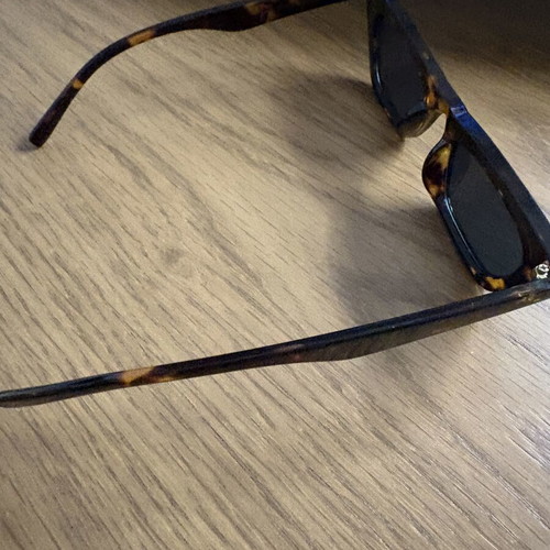 Cat-Eye Sunglasses Unisex Used, Tortoiseshell Brown Frame