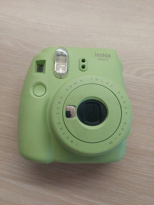 Instax Mini 9 Fujifilm άμεσης εκτύπωσης κάμερα lime green σαν καινούργιο