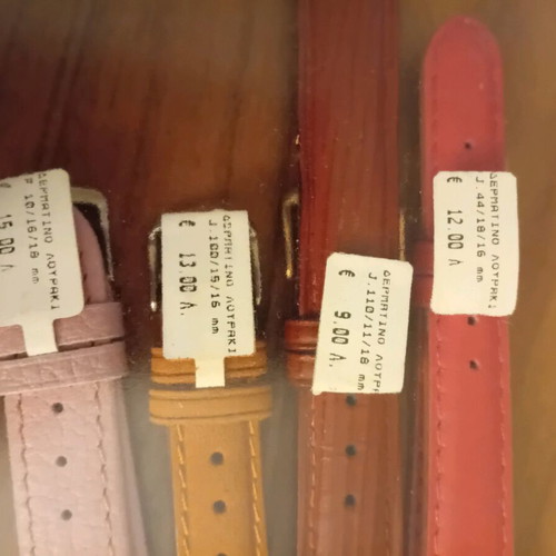 Watch straps new, set of 4 pieces