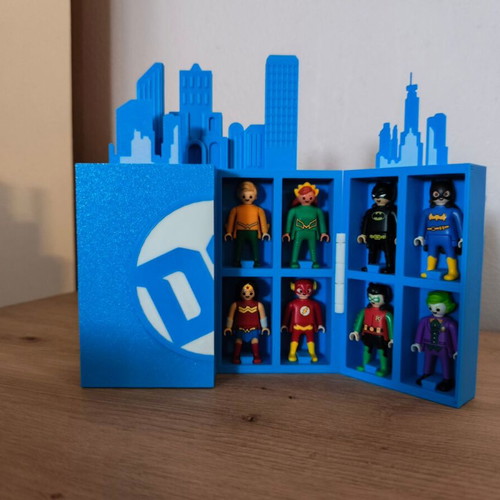 3D Printed DC Comics Collectible Figure Display Case new